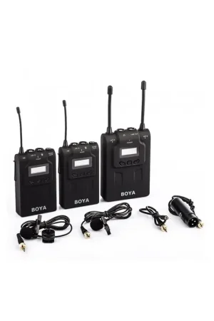 Promoción BOYA BY-WM8PRO-K2 Sistema Inalámbrico Lavalier