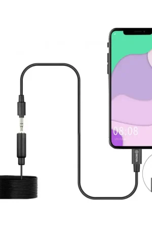 Oferta Especial BOYA BY-M2 micrófono de corbata Lightning