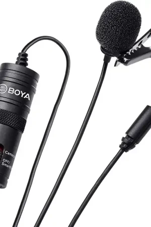 Garantía De Devolución De Dinero BOYA BY-M1 Micrófono de corbata