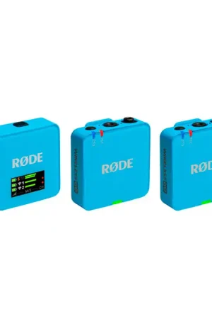 Rode wireless go 3 dual mic blue Marca Reconocida