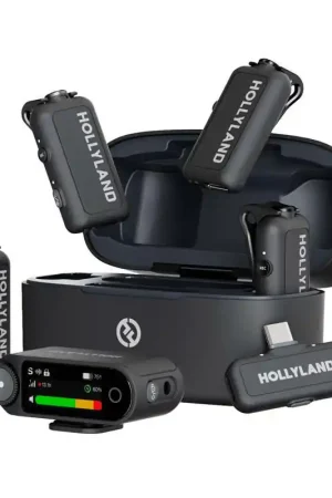 Solo Hoy Hollyland Lark Max 2 Combo (4TX-1RX) - Microfonía Inalámbrica