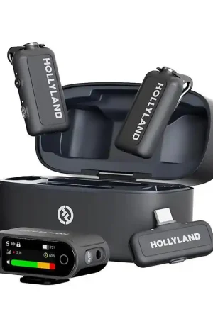 Disponible Ahora Hollyland Lark Max 2 Combo: Microfonía Inalámbrica Profesional