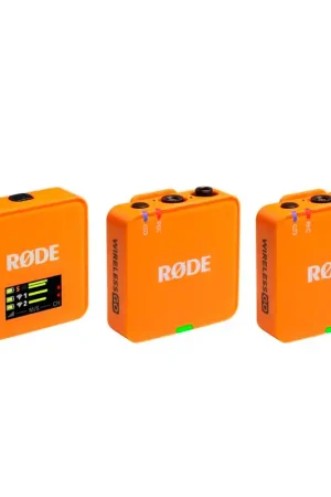Envío Gratis Rode wireless go 3 dual mic orange