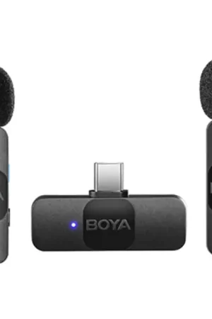 Solo Por Tiempo Limitado Boya BY-V20 pack 2 micrófonos lavalier inalámbrico con usb-c