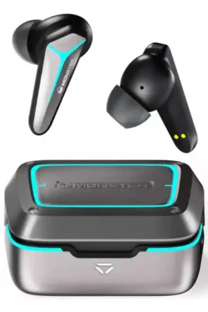 MONSTER Mission V1 Auricular Gaming Noise Cancel y Baja Latencia Gris Oferta Flash