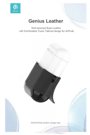 Precio De Oferta DEVIA funda AIRPODS con carga inalámbrica negro