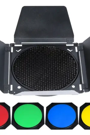 Mejor Precio Godox Kit aletas con rejilla + Filtros de colores