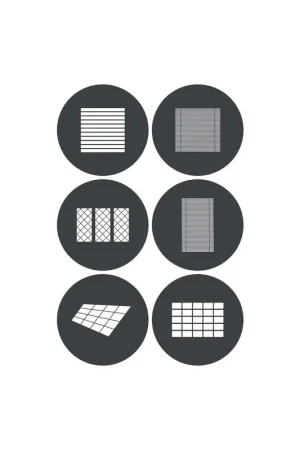 Más Vendido Godox Kit Gobos para MG1200/2400 GP-GS4