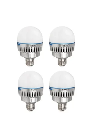 Disponible Ahora Nanlite Kit 4 PavoBulb 10C