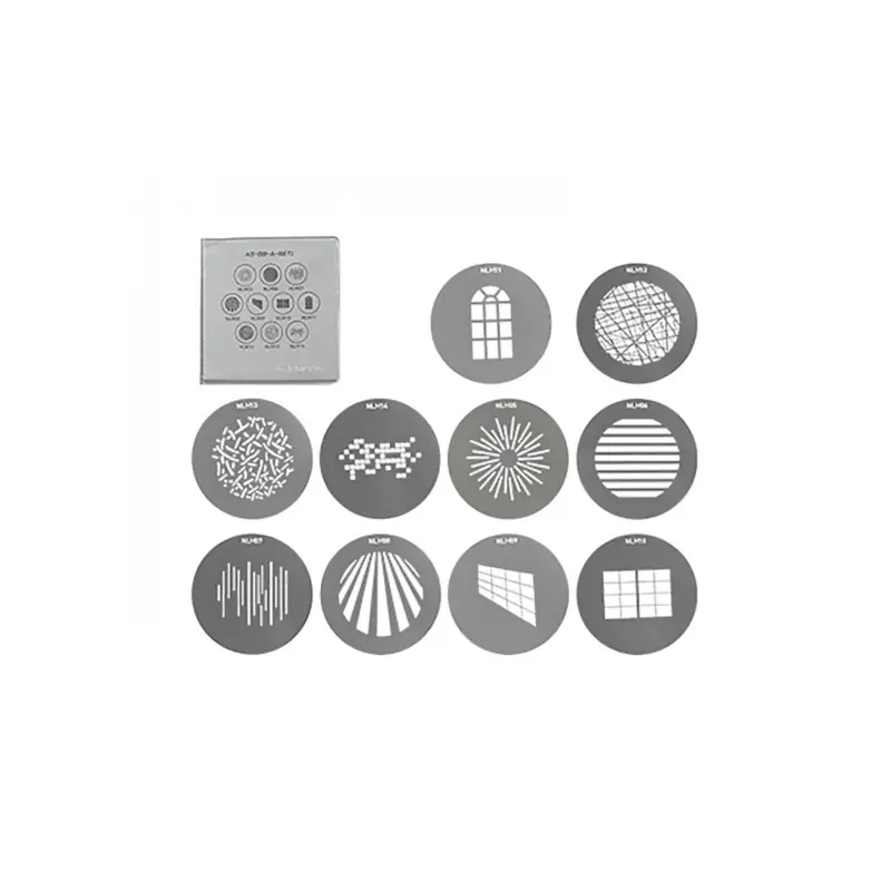 Nanlux juego de Gobos Set 1 para NLPJNLM1530 Liquidación