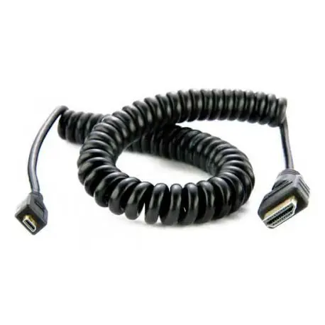 Devolución Gratuita Atomos Cable espiral4K60p HDMI a Micro-HDMI (40-80cm)