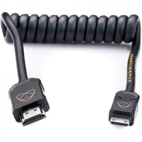 Atomos Cable espiral4K60p HDMI a Mini-HDMI (30-60cm) Precio Económico