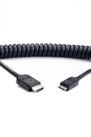 Atomos Cable espiral4K60p HDMI a Mini-HDMI (40-80cm) Envío Exprés