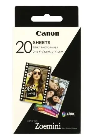 Canon Zink Papel 20 hojas Promoción