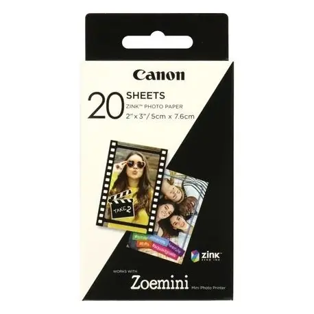 Canon Zink Papel 20 hojas Promoción