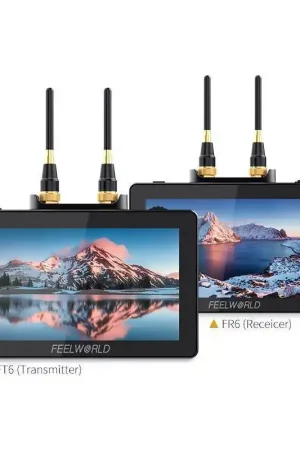 FeelWorld FR6 + FT6 Kit receptor y transmisor Alta Calidad