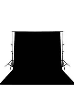 Oferta Flash Fotima Fondo Tela 3x3 Negro