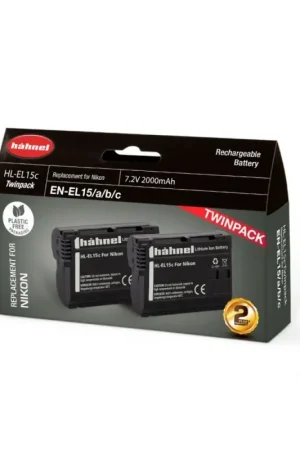 Hahnel Bateria HL-EL15HP Nikon Type Twin Pack Liquidación