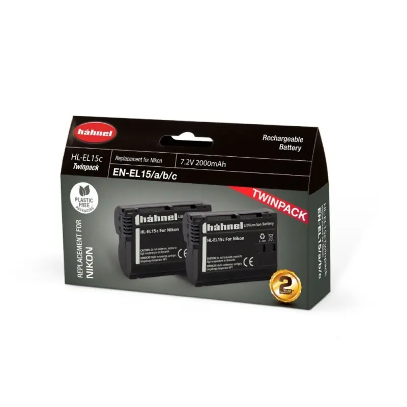 Hahnel Bateria HL-EL15HP Nikon Type Twin Pack Liquidación