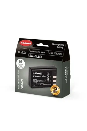Últimas Unidades Hahnel Bateria HL-EL9a Nikon