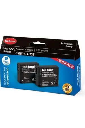 Promoción Exclusiva Hahnel Bateria HL-PLG10HP Panasonic Type Twin Pack
