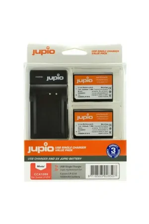 JupioKit 2 Baterias LP-E10 + Cargador USB Compra Ahora