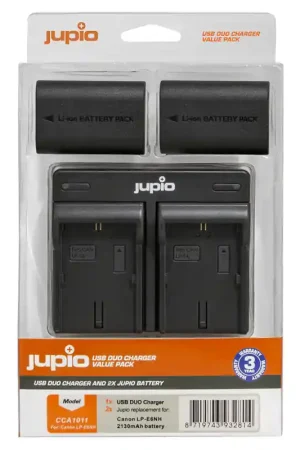 JupioKit 2 Baterias LP-E6NH + Cargador USB Stock Limitado