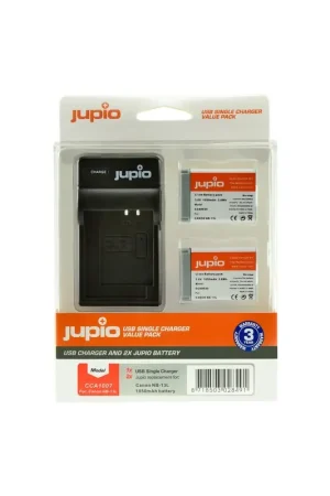 Oferta Limitada JupioKit 2 Baterias NB-13L + Cargador USB