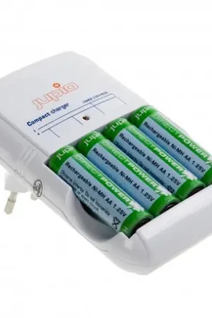 Jupio Cargador Ni-Mh Compacto con 4 x AA Certificado