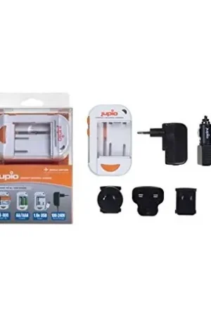 Jupio Cargador Universal LUC55 AA/AAA/Ion Litio W.E. Súper Precio