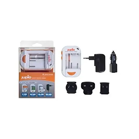 Jupio Cargador Universal LUC55 AA/AAA/Ion Litio W.E. Súper Precio