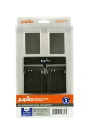 Jupio Kit Bateria 2 unid BLN-1 + Cargador Doble Envío Inmediato