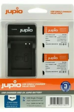 Envío Inmediato Jupio Kit Bateria DMW-BCM13E + Cargador USB