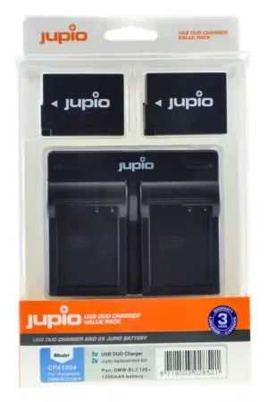 Jupio Kit Bateria DMW-BLC12E + Cargador Dual USB Mejor Precio