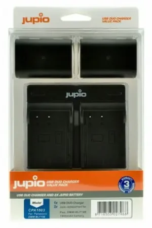 Oferta Limitada Jupio Kit Bateria DMW-BLF19E + Cargador Dual USB