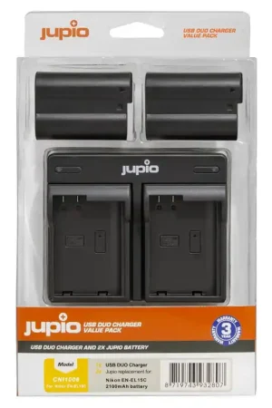 Descuento Jupio Kit Bateria EN-EL15C + Cargador DUAL USB