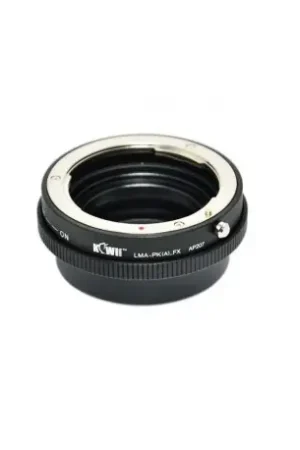 Marca Reconocida Kiwifotos Adaptador Fuji X a Pentax K Auto Ring