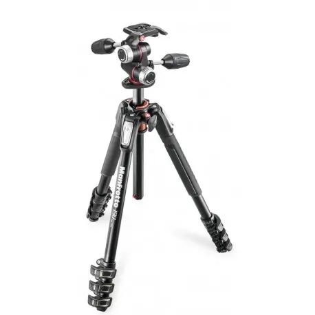 Manfrotto Kit Tripode 190XPRO 4 secciones con Rotula 3 way No Te Lo Pierdas