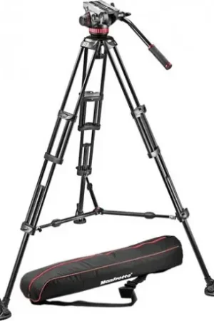 Devolución Gratuita Manfrotto Kit Video Tripode aluminio PRO 546B + Rotula MVH502A