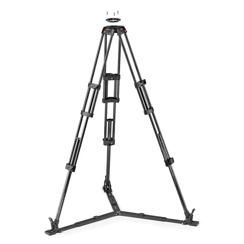 Precio De Fábrica Manfrotto tripode carbono doble pata con estab. suelo para semiesfera 100/75mm