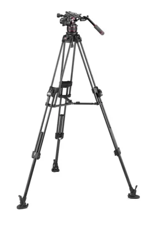 Manfrotto Tripode Video 645 Fast Twin Carbon Nitro 612 Ordenar Ahora Mismo
