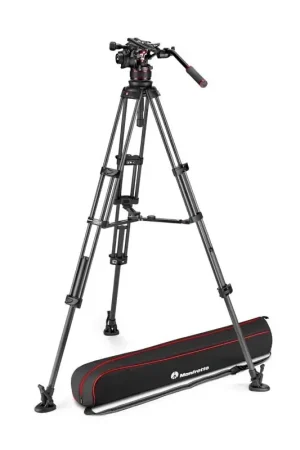Manfrotto Tripode Video Twin Carbon Medio Nitro 612 Popular