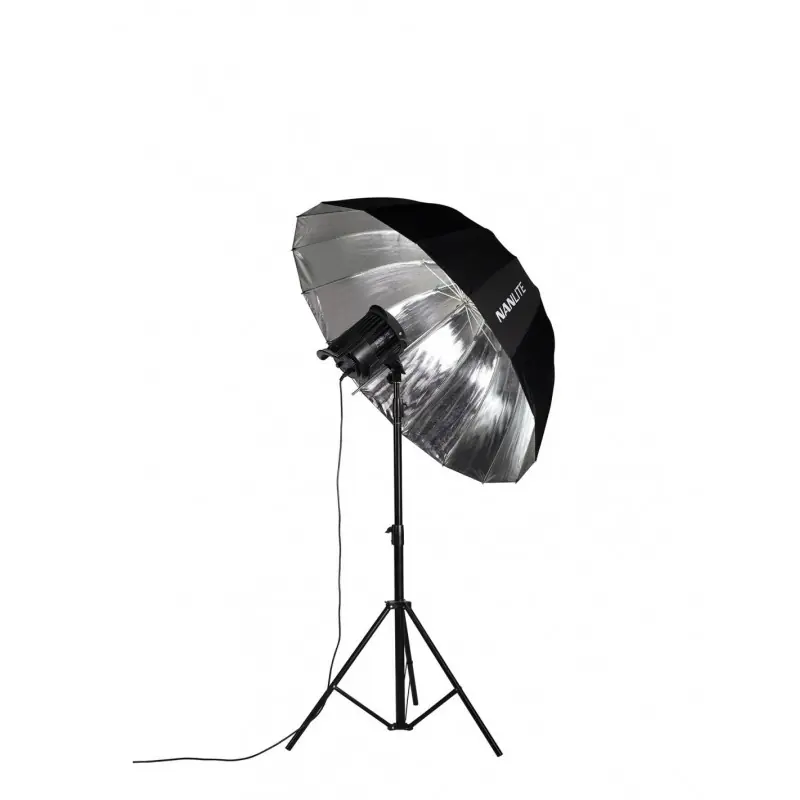 Nanguan Paraguas Deep Plata 135cm Alta Calidad