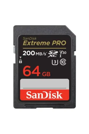 SanDisk Extreme Pro SDXC 200MB/s V30 UHS-I Certificado