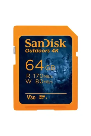 Precio Bajo SanDisk Outdoors 4K UHS-I SDXC