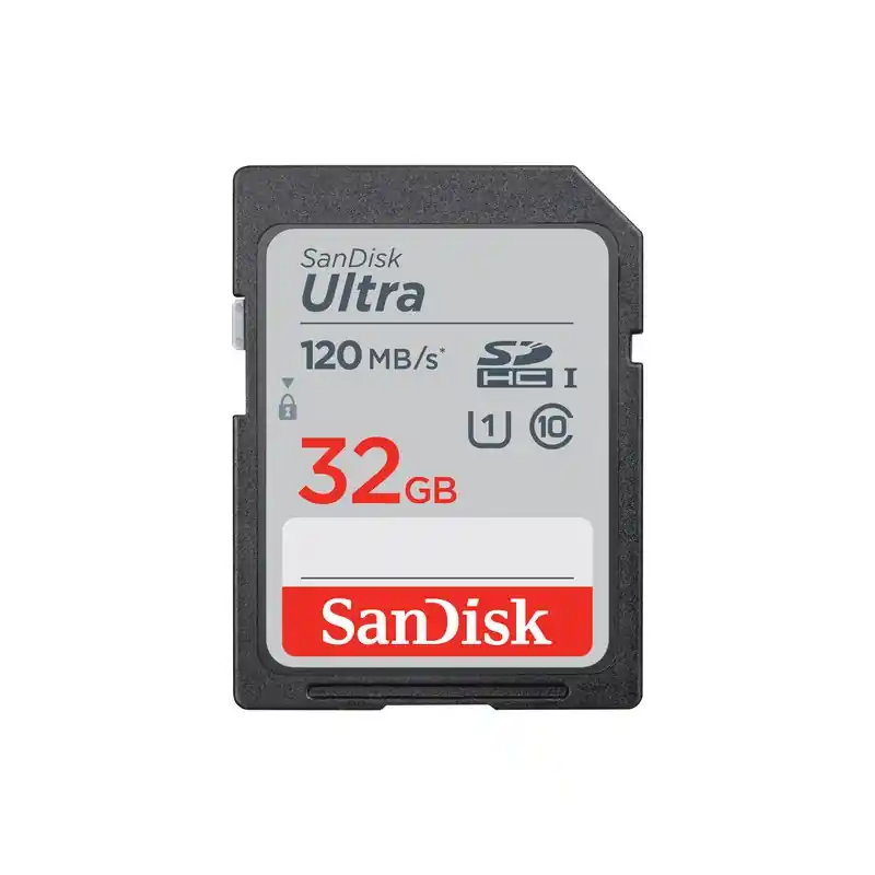 SanDisk ULTRA SDHC 120MB/s Clase 10 UHS-I Marca Reconocida