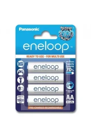 Favorito De Clientes Sanyo EneloopBateria AA Recargable2100 mAh (4 Unidades)