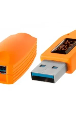 TetherPro Cable extensor USB 3.0 de 5m Naranja Popular