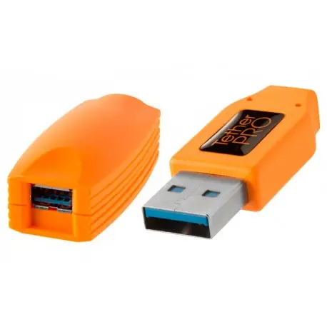 TetherPro Cable extensor USB 3.0 de 5m Naranja Popular