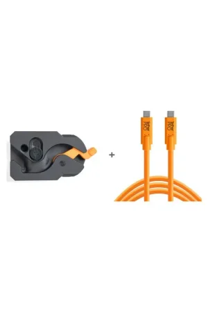 Alta Calidad TetherPro Kit cable USB-C a USB-C 4,6m + TetherGuard LevelLock